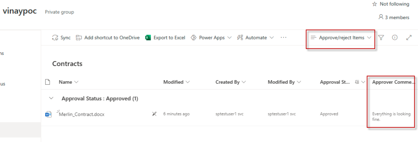 Document Approval In SharePoint Modern Sites